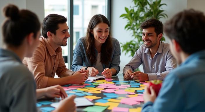 Creative team working at Umbra Echo