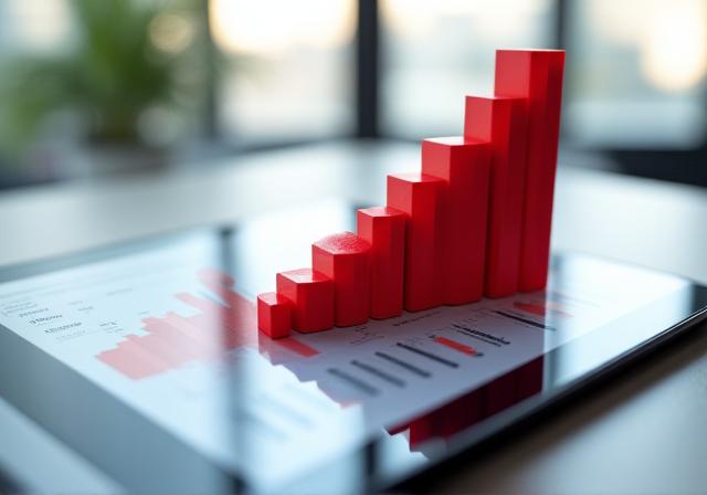 ตัวอย่างกราฟเปรียบเทียบการรับรู้แบรนด์