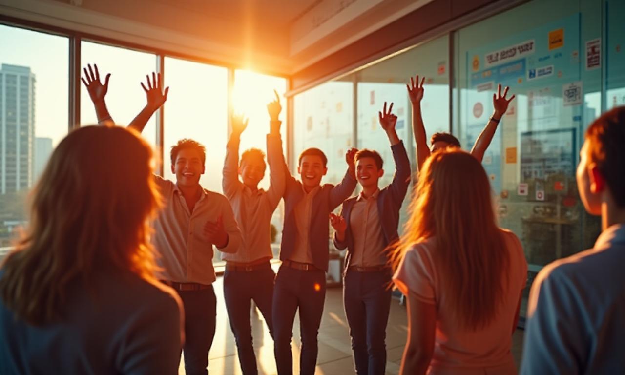 บรรยากาศความสำเร็จของแบรนด์ต่างๆ